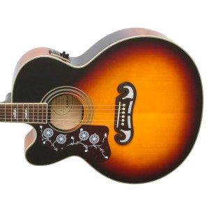 Epiphone J-200 EC Studio Solid Top Left-Handed - Vintage Sunburst Epiphone J-200 EC Studio Solid Top Left-Handed - Vintage Sunburst