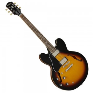 Epiphone Inspired by Gibson ES-335 (Left-handed) - Vintage Sunburst