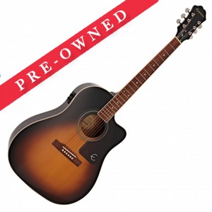 Pre-Owned Epiphone J-45 EC Studio Semi-Acoustic Guitar - Vintage Sunburst