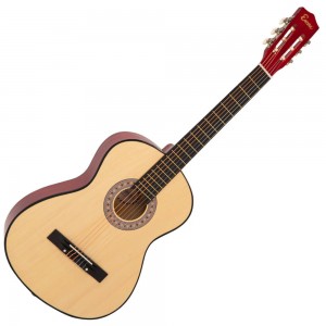 Encore 4/4 Sized Classical Guitar Outfit - Natural