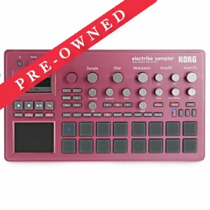 Pre-Owned Korg Electribe ESX2-RD Music Production Sampler - Red