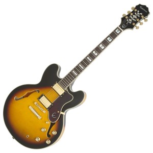 Epiphone Sheraton-II Pro with Coil-Split ProBuckers, Vintage Sunburst