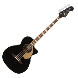 Fender Kingman Acoustic Bass, Walnut Fingerboard, Black