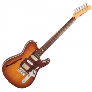 Fret-King Country Squire Semitone De Luxe - Honeyburst