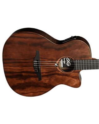 Lag Guitars Sauvage Auditorium Nylon Slim Electro-Acoustic