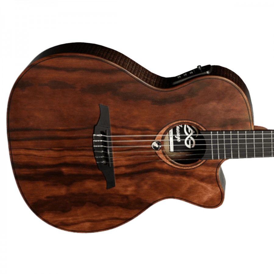 Lag Guitars Sauvage Auditorium Nylon Slim Electro-Acoustic