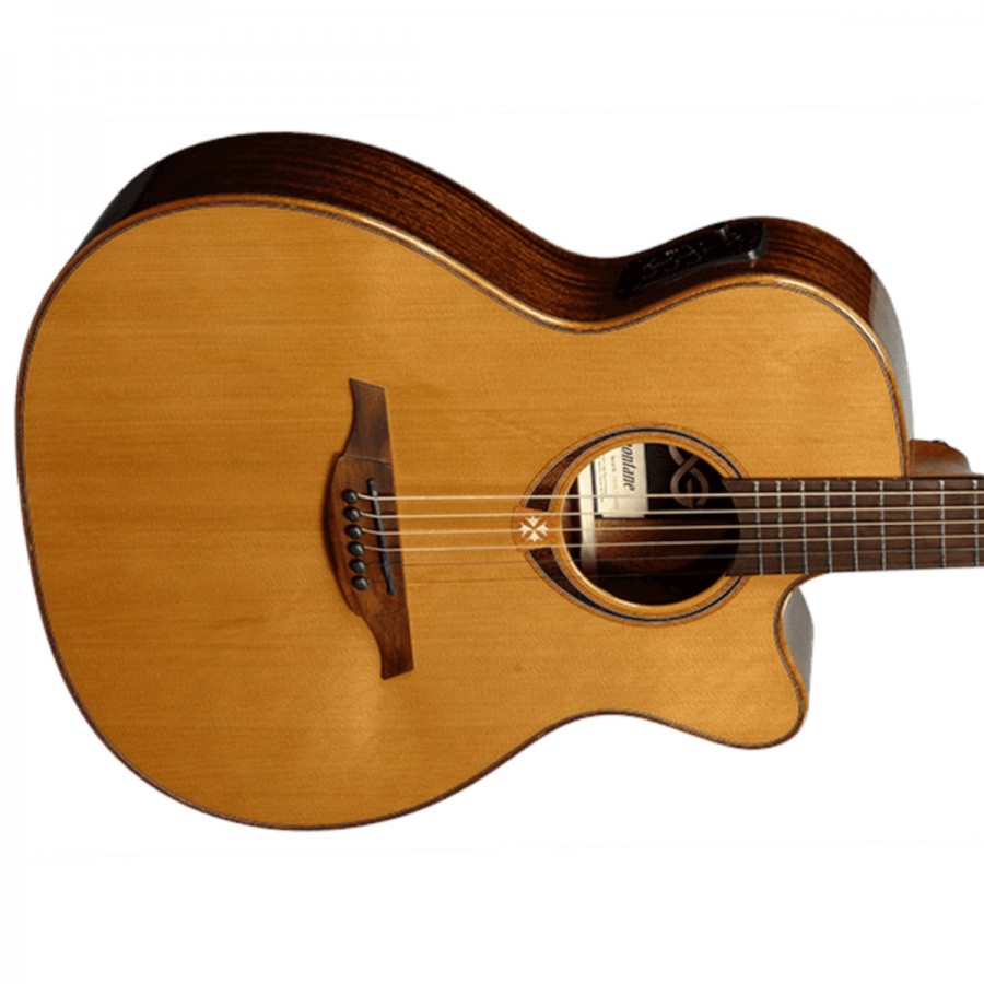 Lag Guitars Tramontane 118 Auditorium Cutaway Electro-Acoustic