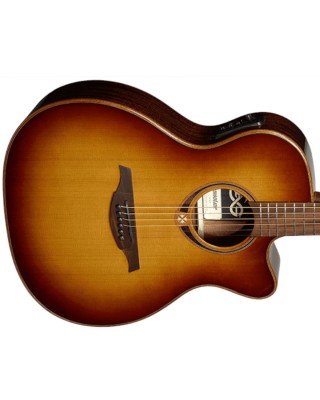Lag Guitars Tramontane 118 Auditorium Cutaway Electro - Brown Shadow