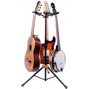 Hercules GS432B Auto Grip Triple Guitar Stand 