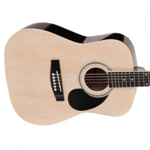 Nashville 3/4 Scale Guitar Pack - Natural with Bag, Strap & Tuner