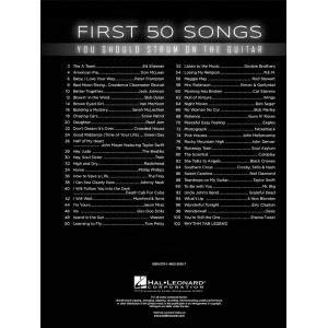 The First 50 Songs for Guitar