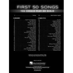 The First 50 Songs for Banjo