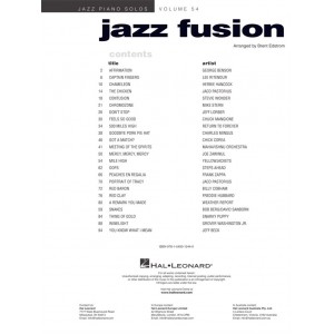 Jazz Fusion for Piano & Keyboard