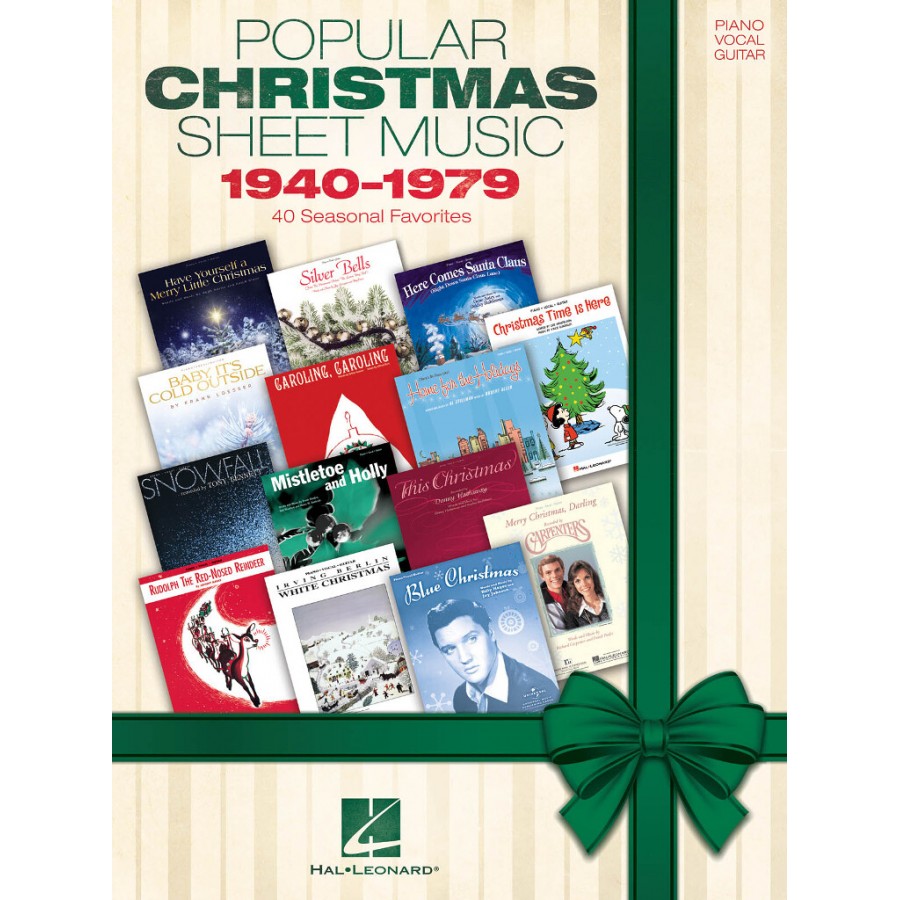Popular Christmas Sheet Music - 1940 - 1979