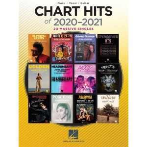Chart Hits of 2020 - 2021 for Piano / Vocal / Guitars