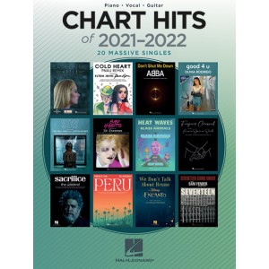 Chart Hits of 2021 - 2022 for Piano / Vocals / Guitar
