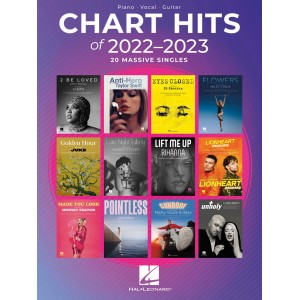 Chart Hits of 2022 - 2023 for Piano / Vocals / Guitar