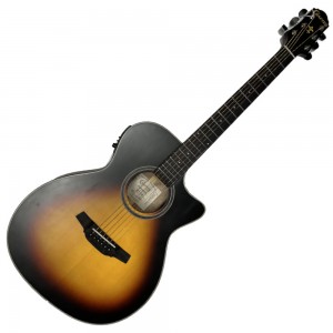 Crafter HT-200CE/FS.VS Electro-Acoustic Dreadnought Cutaway - Sunburst