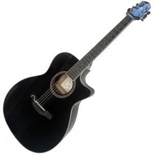 Crafter HT-250CE/BK Acoustic Cutaway - Black