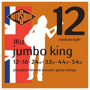 Rotosound JK12 Jumbo King Phosphor Bronze Medium Light 12-54