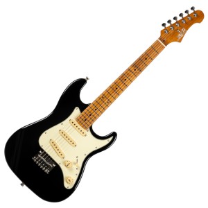 Jet Guitars JS-300 MINI BK Roasted Maple - Black