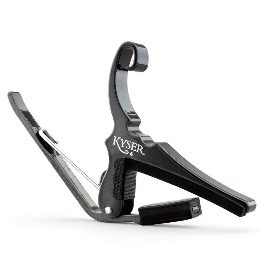 Kyser KG6BC Quick Change Capo for 6-string guitars - Black Chrome