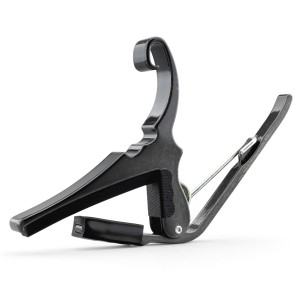 Kyser KG6BC Quick Change Capo for 6-string guitars - Black Chrome
