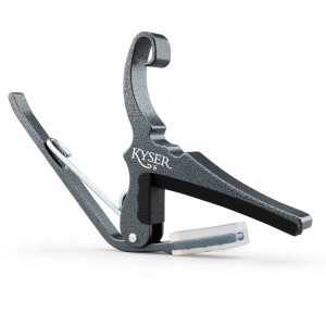 Kyser KG6SV Quick-Change Guitar Capo - Silver Vein