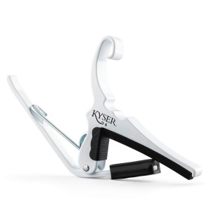 Kyser KG6W Quick-Change Guitar Capo - White