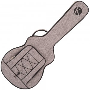 Kinsman Ultima Hardshell Semi-Acoustic Guitar Bag ~ Grey