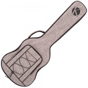 Kinsman Ultima Hardshell VS6 Style Guitar Bag ~ Grey