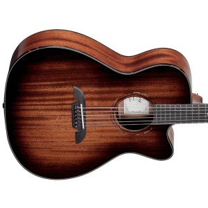 Alvarez MF66ce Masterworks Solid Mahogany OM - Shadowburst
