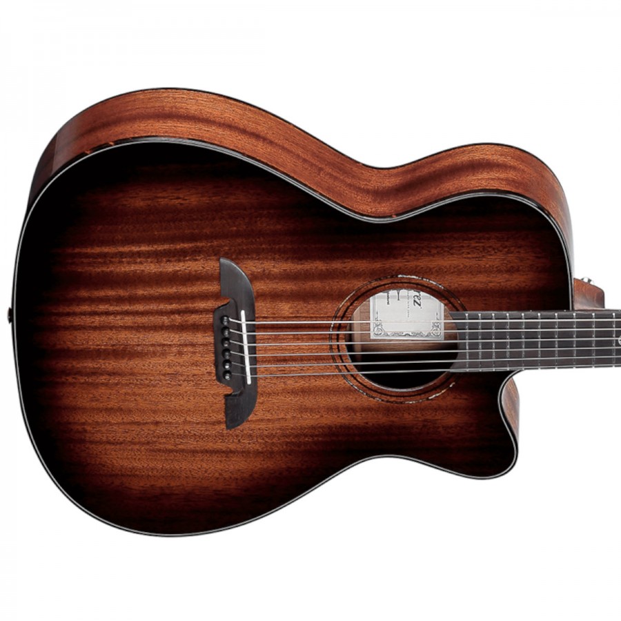 Alvarez MF66ce Masterworks Solid Mahogany OM - Shadowburst