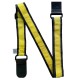Musicmaker Sustainable Strap - Black Yellow Striped
