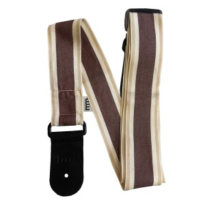 Musicmaker Sustainable Strap - Chocolate Cream Stripes