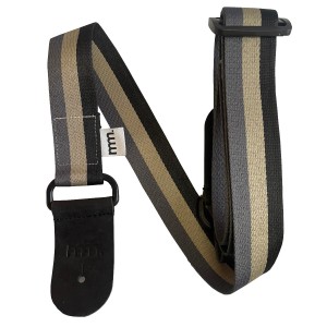 Musicmaker Sustainable Strap - Green Grey Black Stripes