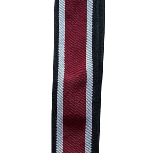 Musicmaker Sustainable Strap - Navy White Red Striped