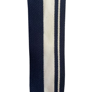 Musicmaker Sustainable Strap - Navy White Stripes
