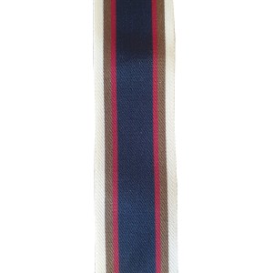 Musicmaker Sustainable Strap - White Brown Red Navy Striped