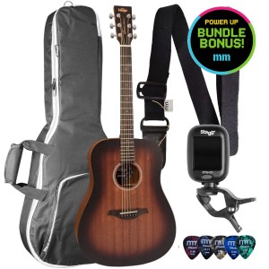 mm Vintage Statesboro Dreadnought Complete Guitar Bundle