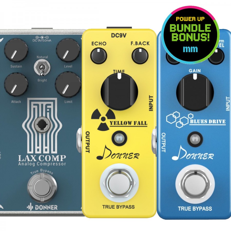 mm Donner Blues Bundle: Featuring Drive, Compression & Delay