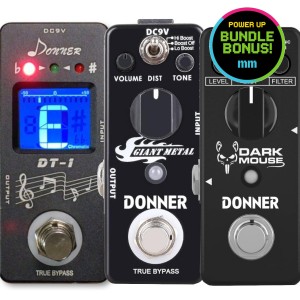 mm Donner Heavy Bundle: Featuring Pedal Tuner & Double Distortion