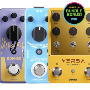 mm Donner Indie / Shoegaze Bundle: Featuring Fuzz, Chorus, Delay & Reverb