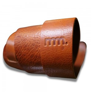 mm Premium Leather Adjustable Guitar Strap - Light Brown