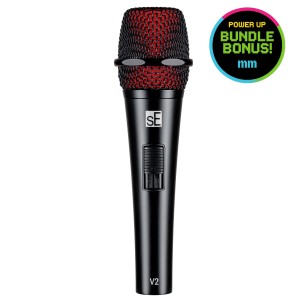 sE Electronics V2 Microphone Promo Bundle with Cable and Stand