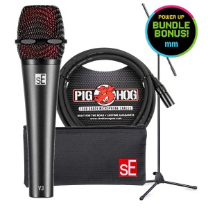 sE Electronics V3 Microphone Promo Bundle with Cable and Stand