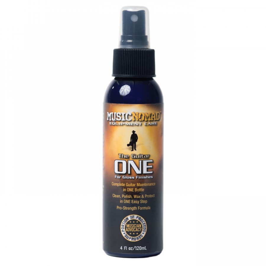 Music Nomad MN103 The Guitar ONE - All in 1 Cleaner, Polish, Wax for Gloss Finishes