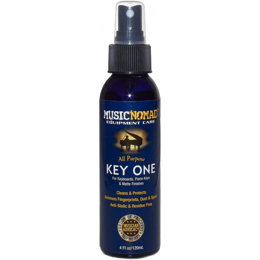 Music Nomad MN131 Key ONE - All Purpose Cleaner for Keyboards, MIDI Controllers, Keys, Digital Pianos