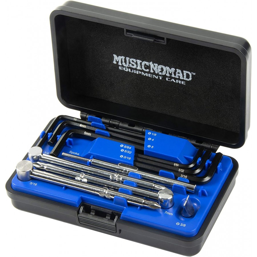 Music Nomad MN235 Premium Guitar Tech Truss Rod Wrench Set - 11 Pcs.
