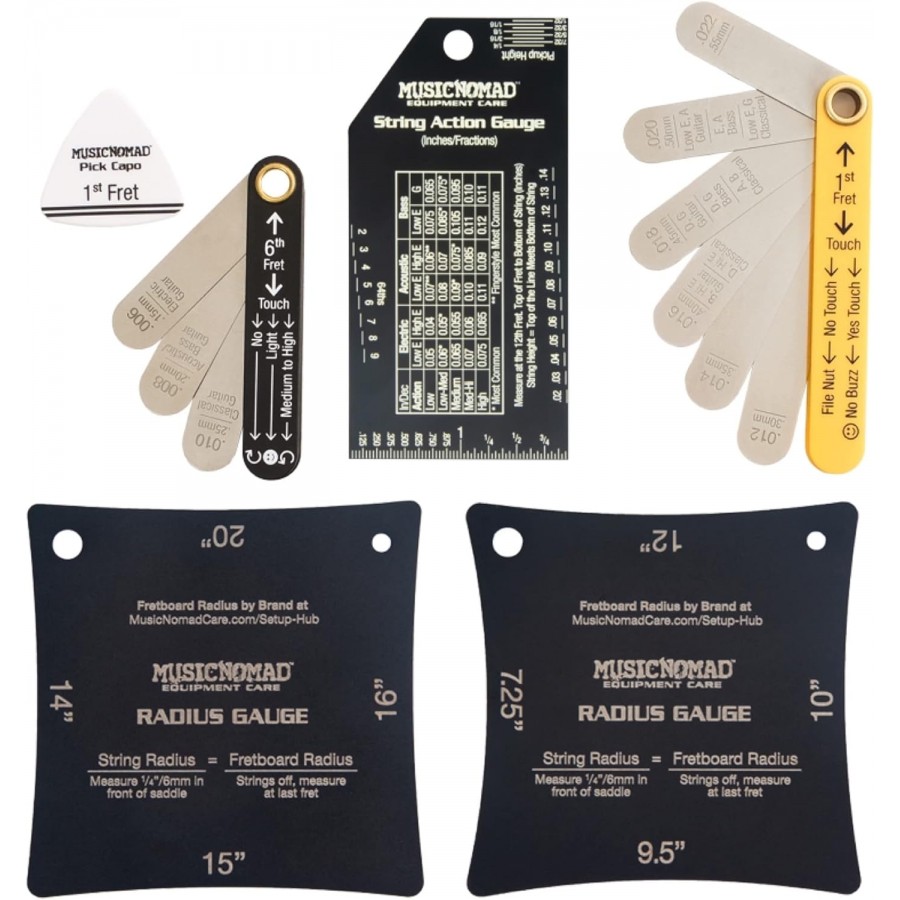 Music Nomad MN604 Precision Setup Gauge Set - 6 Pce.